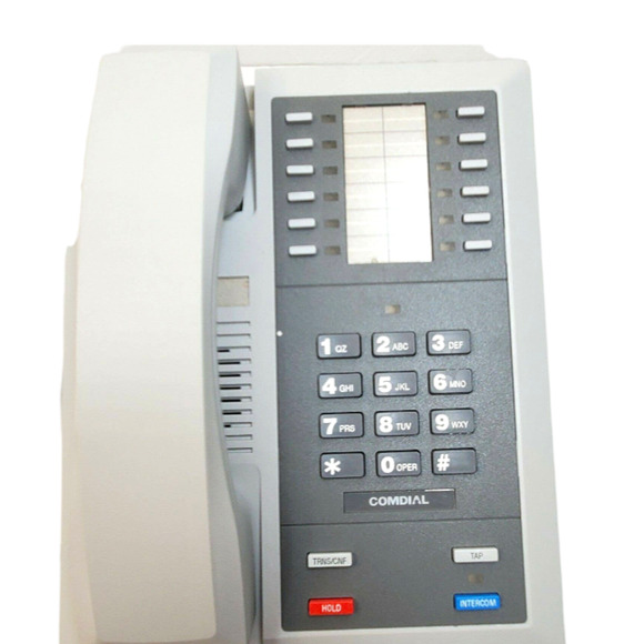 Comdial Gray Office Phone 8112n-pt - Picture 2 of 8
